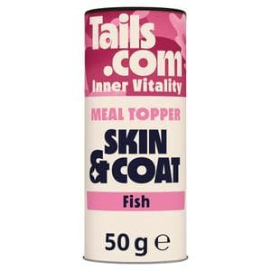 Tails.com Inner Vitality 50g Savoury Fish Skin Coat Sprinkles Meal Topper