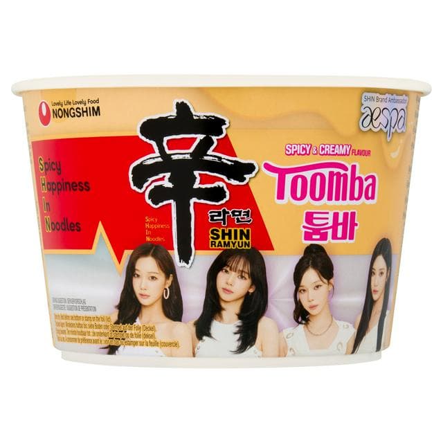 Nongshim 113g Toomba Spicy & Creamy Flavour Shin Ramyun Noodles - gallery image 1