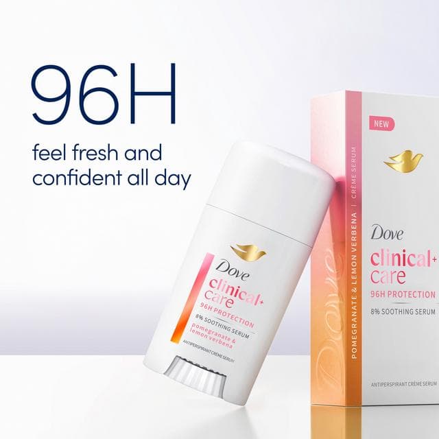 Dove Clinical + Care 60ml Pomegranate & Lemon Verbena Anti Perspirant Cream Serum - gallery image 3