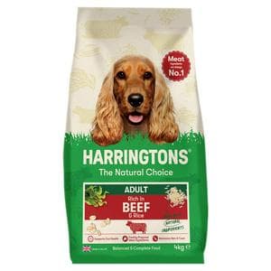 Harringtons 4kg Rich in Beef & Rice Dry Adult Dog Food