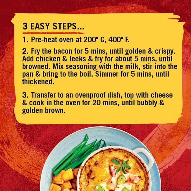 Schwartz 35g Chicken & Leek Bake Recipe Mix - gallery image 2