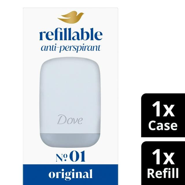 Dove 35ml No. 1 Original 72h Anti Perspirant Refillable Starter Kit Women's Deodorant - gallery image 1
