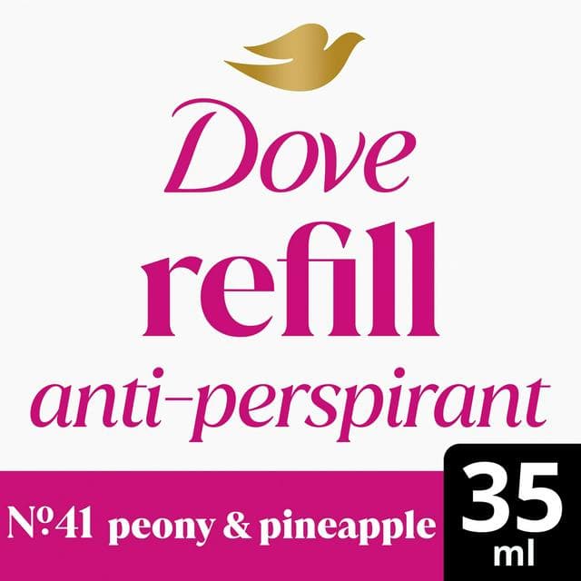 Dove 35ml Peony & Pineapple No 41 Antiperspirant Stick Deodorant Refill - gallery image 1
