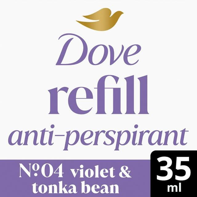 Dove 35ml Violet & Tonka Bean No 4 Antiperspirant Stick Deodorant Refill - gallery image 1