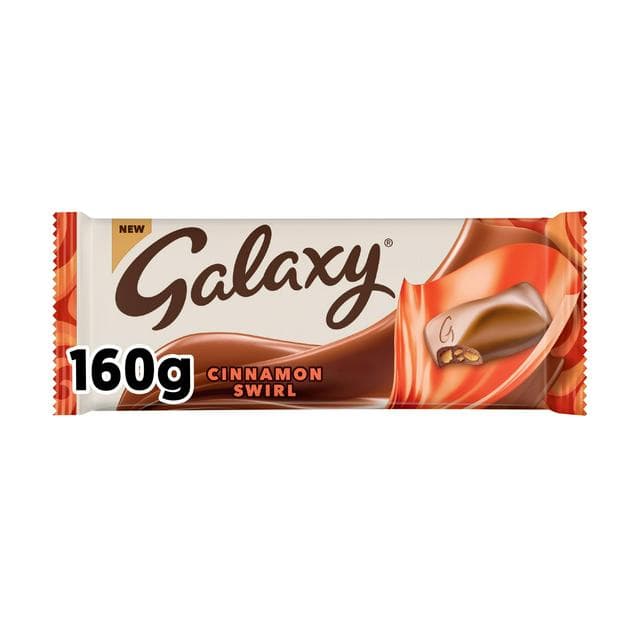 Galaxy 160g Cinnamon Swirl Chocolate Bar - gallery image 1