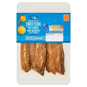 Sainsbury's Sweetcure Hot Smoked Jack Mackerel Fillet Strips 180g
