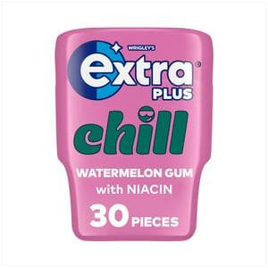 Extra Plus 30 x Chill Sugarfree Chewing Gum Bottle
