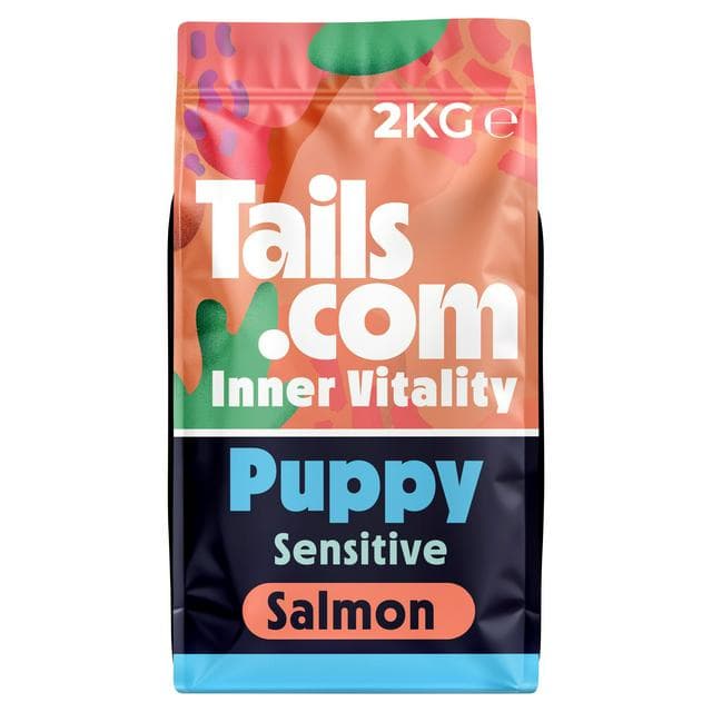 Tails.com Inner Vitality 2kg Salmon & Sweet Potato Sensitive Puppy 8 Weeks - 18 Months All Sizes Dry Dog Food - gallery image 1