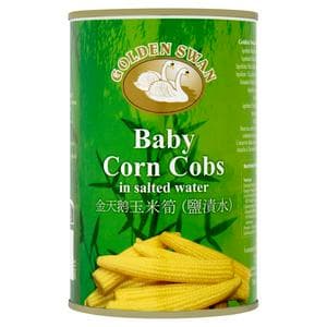 Golden Swan 425g Baby Corn Cobs in Salted Water Can