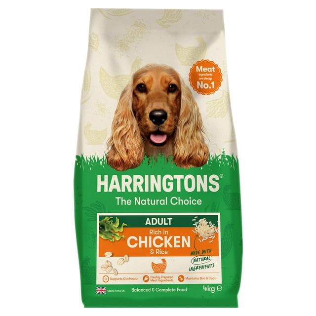 Harringtons 4kg Rich in Chicken & Rice Dry Adult Dog Food - gallery image 1