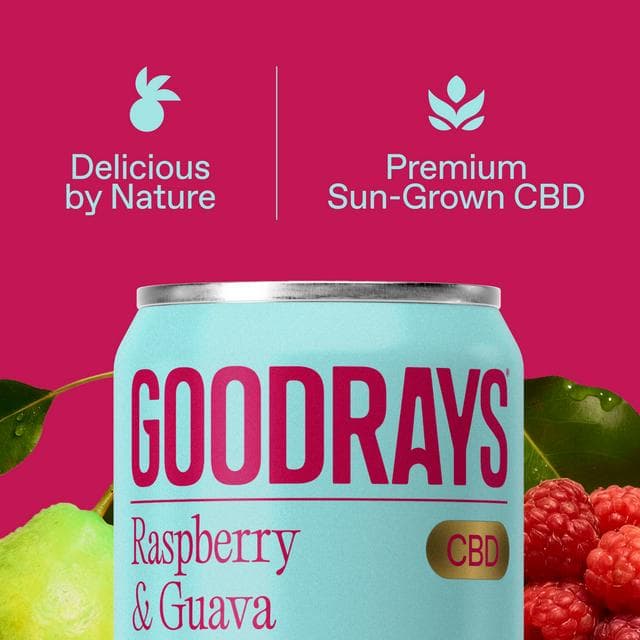 Goodrays 330ml Raspberry & Guava Can - gallery image 3