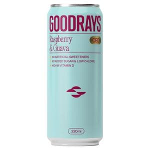 Goodrays 330ml Raspberry & Guava Can