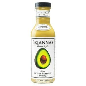 Briannas 355ml Home Style Dijon Honey Mustard Dressing