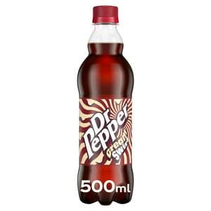 Dr Pepper 500ml Cream Swirl Bottle