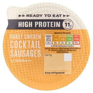 Sainsbury's 66g High Protein Roast Chicken Cocktail Sausages