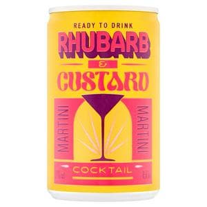 Martini 150ml Rhubarb & Custard Cocktail
