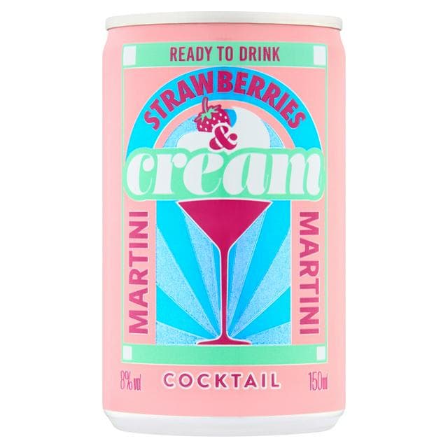 Martini 150ml Strawberries & Cream Cocktail - gallery image 1