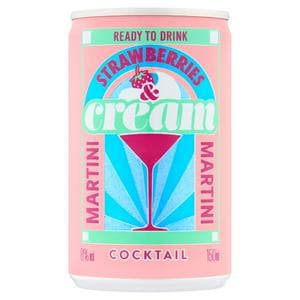 Martini 150ml Strawberries & Cream Cocktail