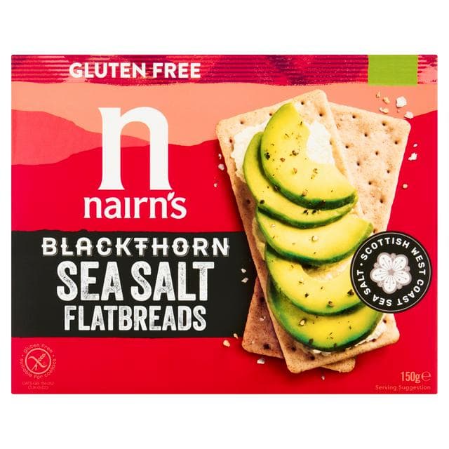 Nairn's 150g Blackthorn Sea Salt Flatbreads - gallery image 1