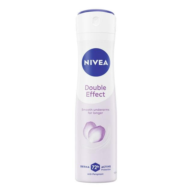 Nivea 150ml Double Effect 72h Antiperspirant Deodorant Spray - gallery image 1