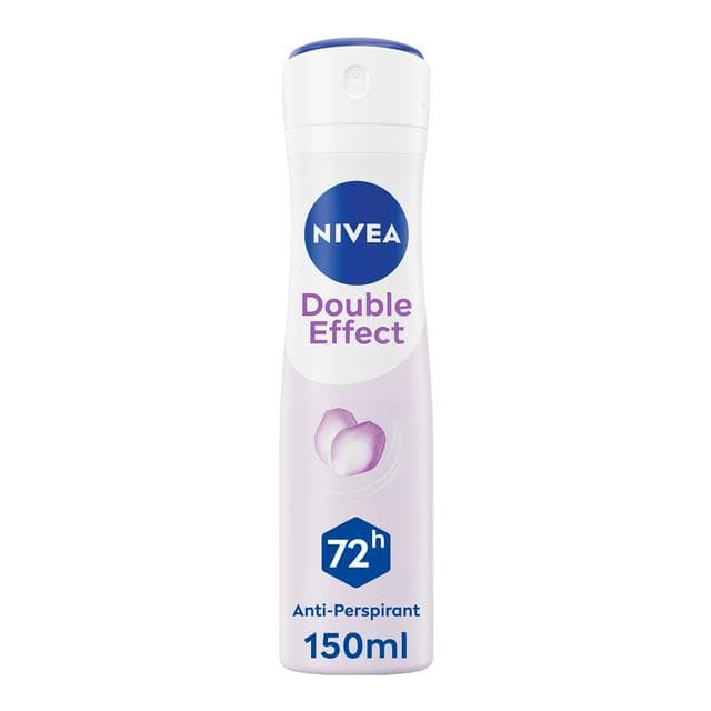 Nivea 150ml Double Effect 72h Antiperspirant Deodorant Spray - gallery image 1