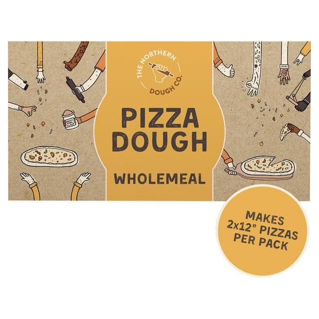 The Northern Dough Co. 2 x 220g Wholemeal Pizza Dough - gallery image 1