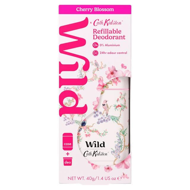 Wild 40g Cath Kidston Cherry Blossom Refillable Deodorant - gallery image 1
