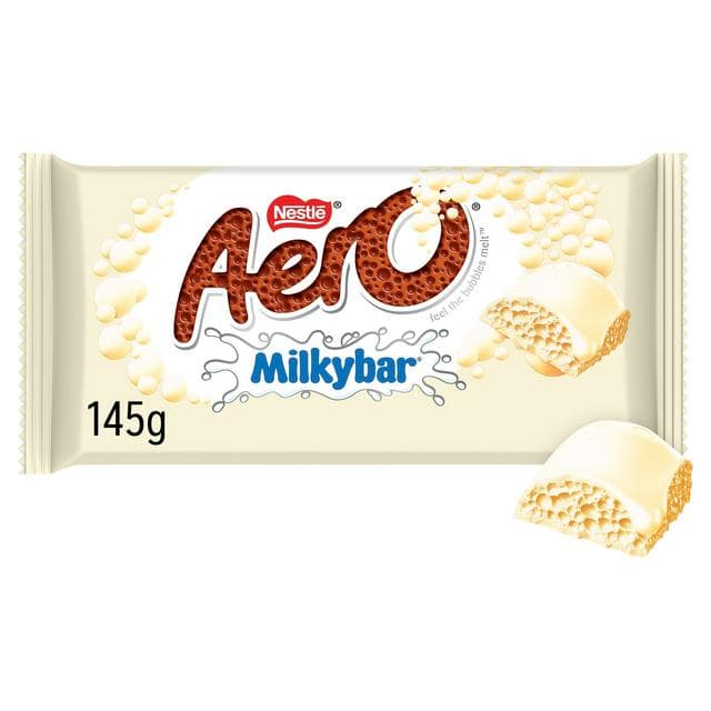 Aero 145g White Chocolate Sharing Milkybar - gallery image 1