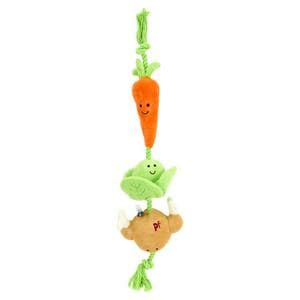 Petface Roast Dinner Tugger Plush & Rope Dog Toy