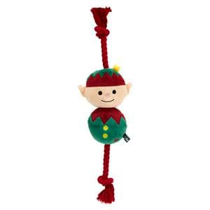 Petface Elliot Elf Plush & Rope Dog Toy