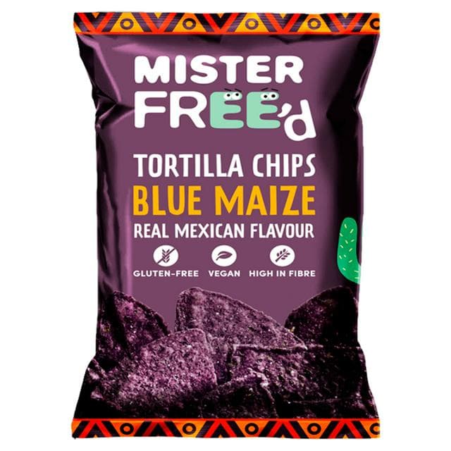 Mister Free'd 135g Blue Maize Tortilla Chips - gallery image 1