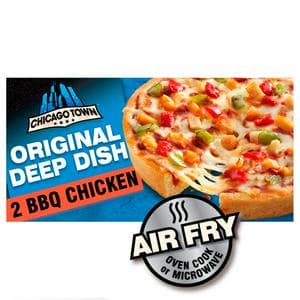 Chicago Town Deep Dish 2 x BBQ Chicken Pizzas 320g