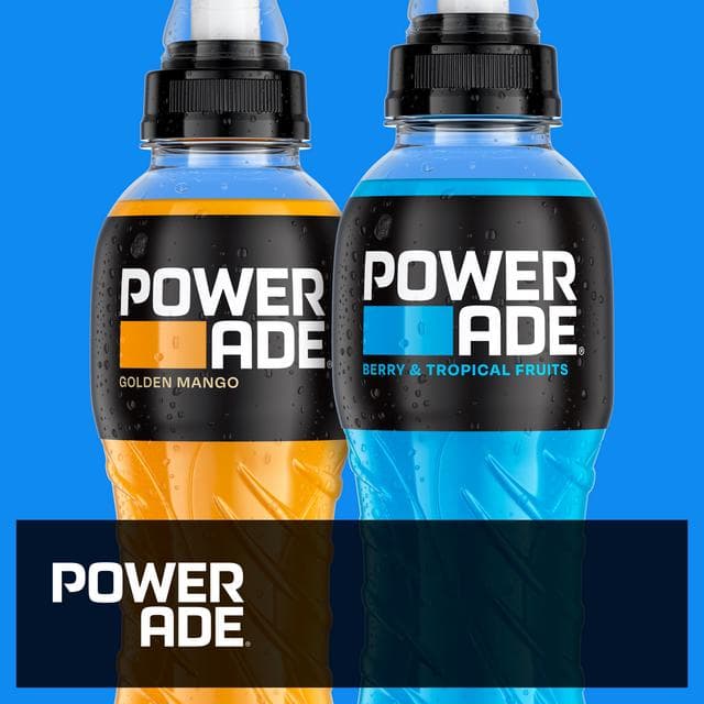 Powerade 4 x 500ml Golden Mango Sports Drink Bottles - gallery image 3