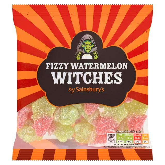 Sainsbury's 130g Watermelon Witches Sweets - gallery image 1