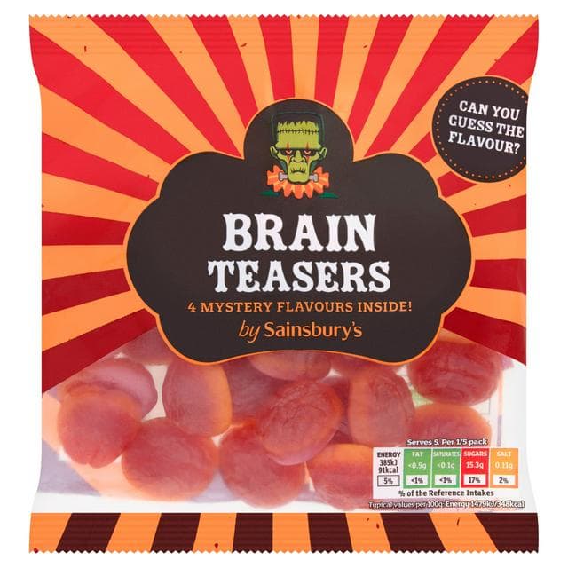 Sainsbury's 130g Brain Teasers Sweets - gallery image 1