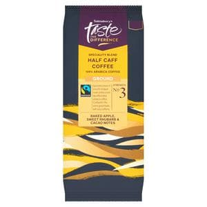 Sainsbury's 227g Half Caff Ground Coffee, Taste the Difference