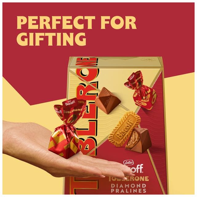 Toblerone 180g Biscoff Chocolate Pralines - gallery image 4