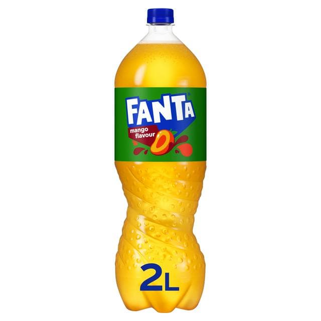 Fanta 2L Mango Soft Drink Bottle - gallery image 1