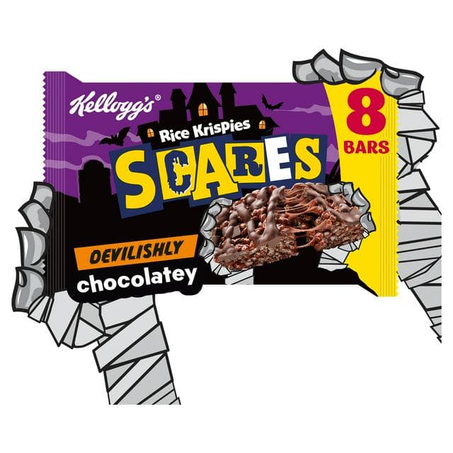 Kellogg's Rice Krispies Squares 8 x 36g Totally Chocolatey Snack Bars - gallery image 1