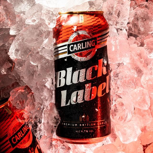 Carling 10 x 440ml Black Label Premium Lager Beer Cans - gallery image 5