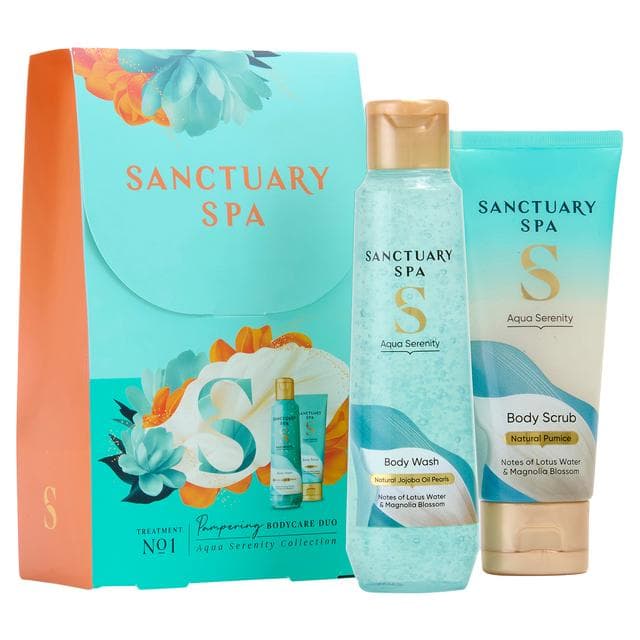 Sanctuary Spa Pampering Bodycare Duo Aqua Serenity Collection Gift Set - gallery image 2