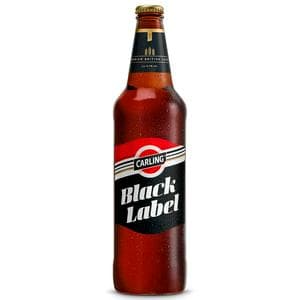 Carling 660ml Black Label Premium Lager Beer Bottle