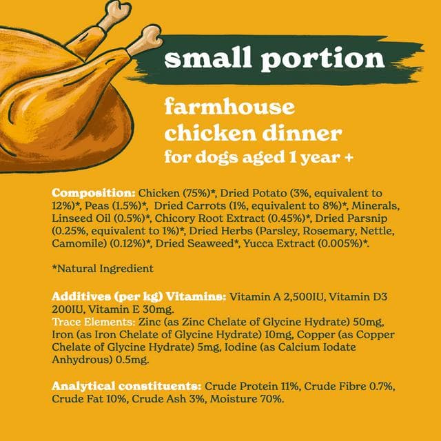 Forthglade 150g Farmhouse Chicken Dinner Wet Dog Food Tray - gallery image 6