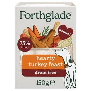 Forthglade 150g Hearty Turkey Feast Wet Dog Food Tray