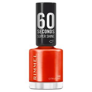 Rimmel London 60 Seconds Super Shine Nail Polish 106 Citrus Me