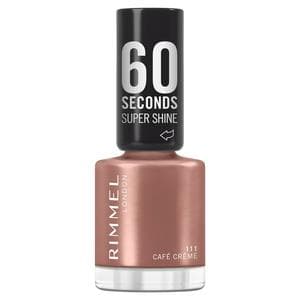Rimmel London 60 Seconds Super Shine Nail Polish 111 Cafe Creme