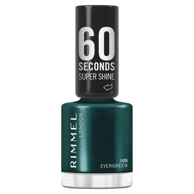 Rimmel London 60 Seconds Super Shine Nail Polish 105 Evergreen - gallery image 1
