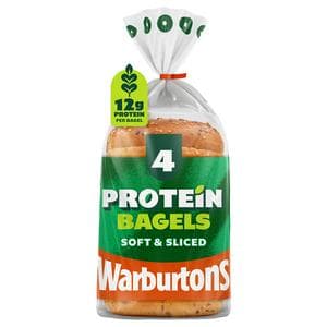 Warburtons 4 x Protein Bagels