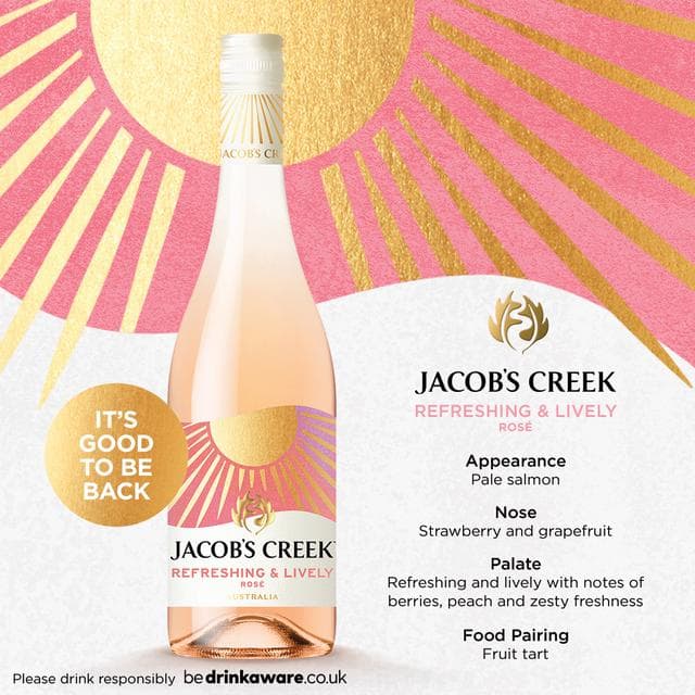 Jacob's Creek Refreshing & Lively Rose Wine 75cl - gallery image 4