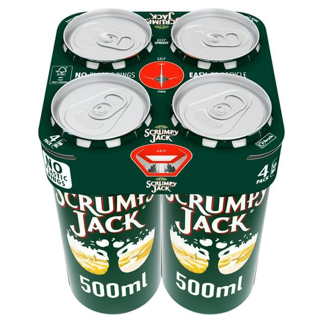 Symonds Scrumpy Jack 4 x 500ml Vol 6.0% Premium British Cider Multipack Cans - gallery image 1